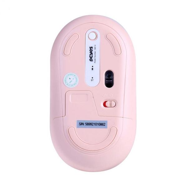 Imagem de Mouse college pink sem fio multi device silent click 1600 dpi pmcwmdscp - rose