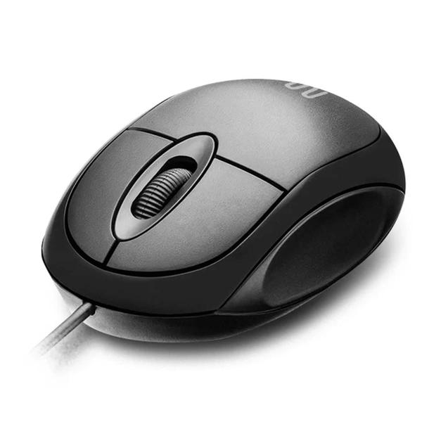 Imagem de Mouse com Fio Classic Box Óptico Full Black Usb 1200dpi 3 Botões Multi Mo300