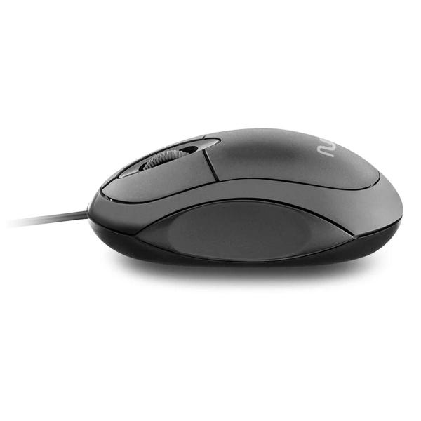 Imagem de Mouse com Fio Classic Box Óptico Full Black Usb 1200dpi 3 Botões Multi Mo300