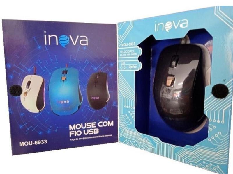 Imagem de Mouse com fio game inova MOU-6933