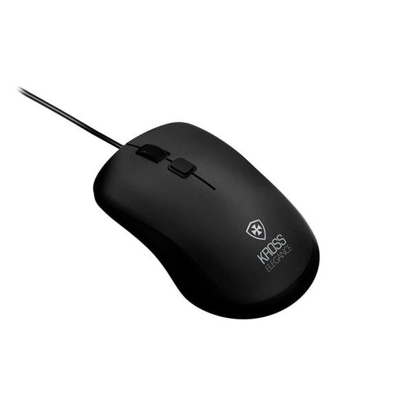 Imagem de Mouse com Fio Kross, USB, 1.000Dpi, Preto - KE-M095 - Kross Elegance