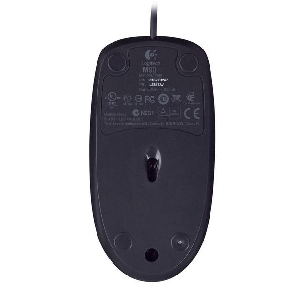 Imagem de Mouse Com Fio Logitech M90 Preto 1000DPI