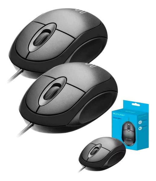 Imagem de Mouse com Fio MF 100 USB 1200 DPI  Compacto 