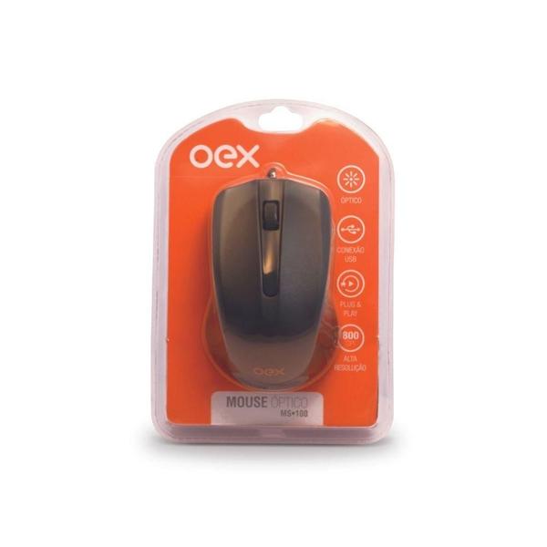 Imagem de Mouse Com Fio Oex Ms100 1000 Dpi Preto