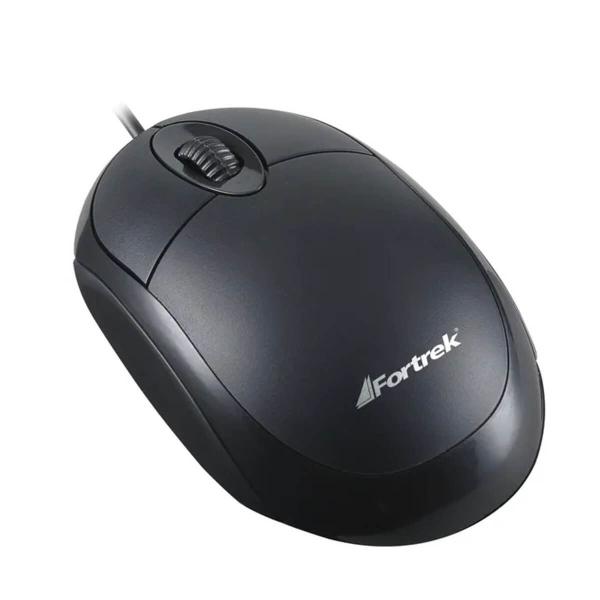 Imagem de Mouse Com Fio Óptico Fortrek OML-101 USB 800-Dpi Preto