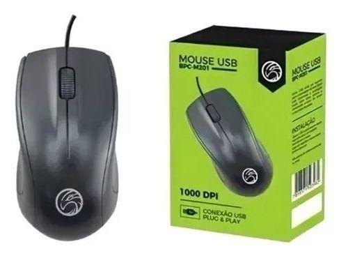 Imagem de Mouse Com Fio Usb Brazil Pc Preto