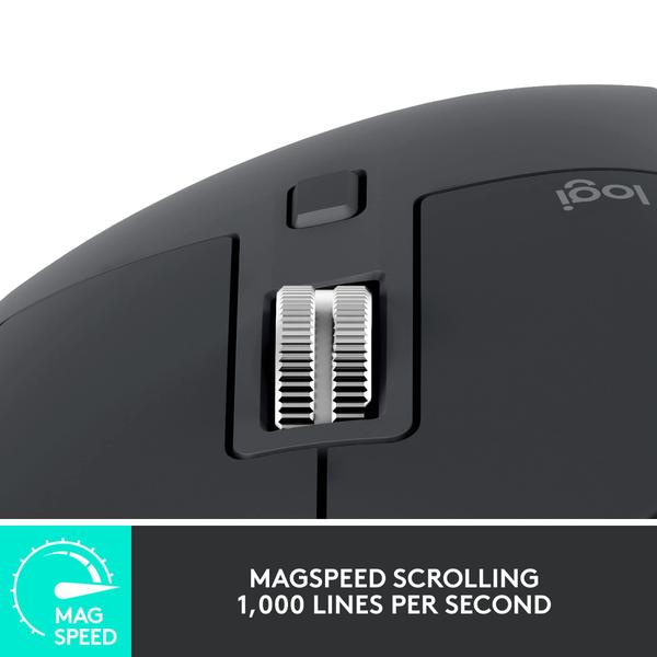 Imagem de Mouse de desempenho sem fio Logitech MX Master 3S Graphite