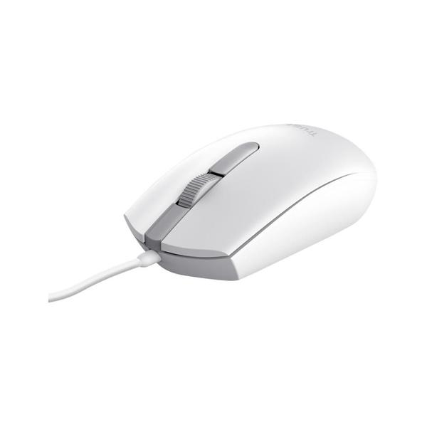 Imagem de Mouse Eco Trust TM-101, USB, Ambidestro, Branco - 25320