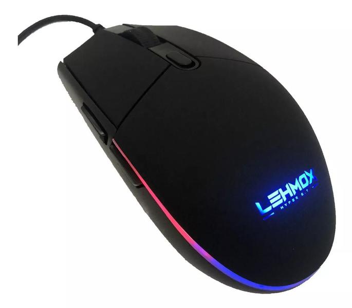 Imagem de Mouse Game Lehmox Gt-m9 Led Rgb 2400dpi Hyper Gt-M9