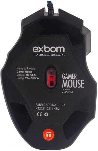 Imagem de Mouse gamer 3200 dpi com fio USB 7D extreme MS-G260