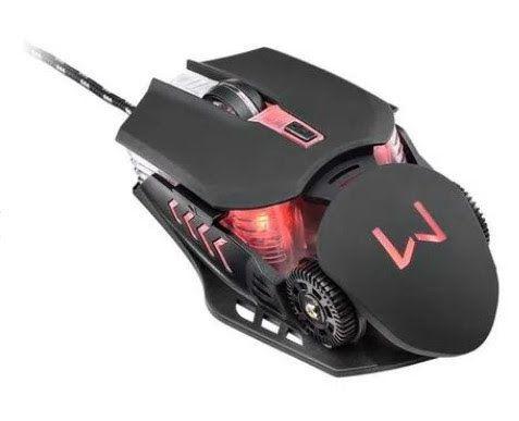 Imagem de Mouse Gamer 3200 DPI Warrior Keon MO267 6 Botões USB Preto Com Led