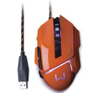 Imagem de Mouse Gamer 3200 Dpi Warrior laranja