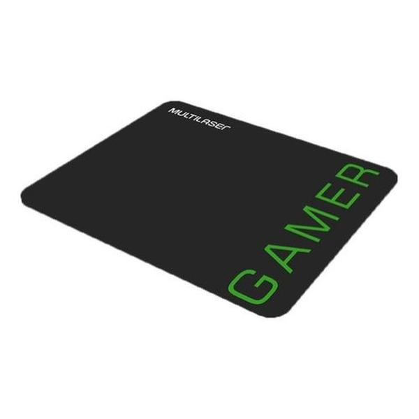 Imagem de Mouse Gamer 3200DPI 6 Botões Preto-Verde com Mouse Pad MO273-Multilaser