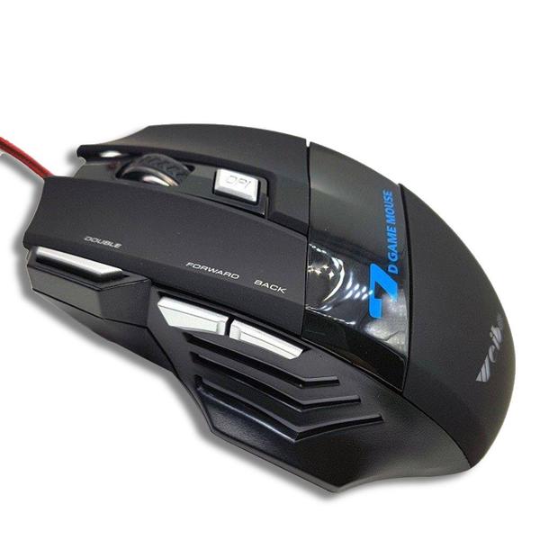 Imagem de Mouse Gamer 3600 dpi 7 Botões Led RGB Iluminação