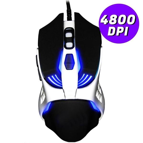 Imagem de Mouse Gamer 4800Dpi 6 Botoes Led Rgb Knup Kp-Mu004