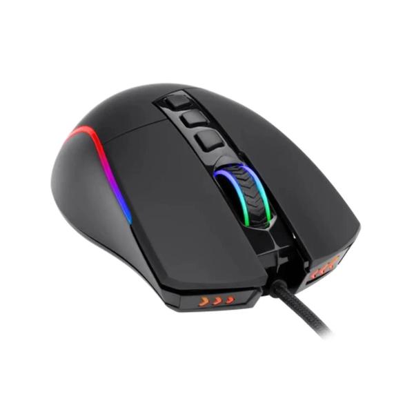 Imagem de Mouse Gamer 9 botões Plank - iluminação RGB - 16000 DPI - Redragon