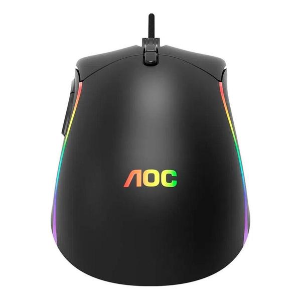 Imagem de Mouse Gamer AOC 12.400dpi RGB Ajuste de Peso