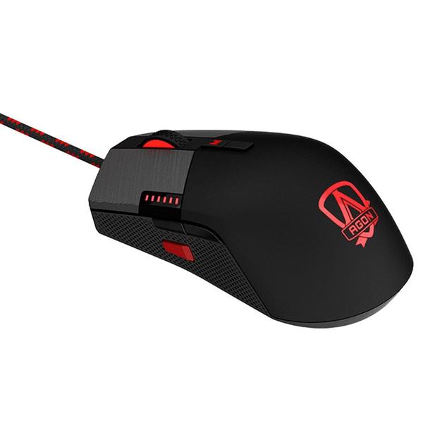 Imagem de Mouse Gamer AOC Agon AGM700, RGB, 16000 DPI, 8 Botões, Preto - AGM700DRCB