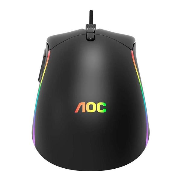 Imagem de Mouse Gamer AOC Ultraleve 16000DPI RGB - GM510B/FG