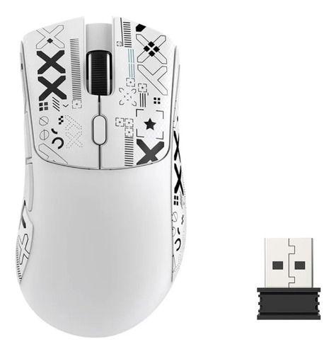 Imagem de Mouse Gamer Attack Shark R1 18000dpi Paw3311 Tri Mode 1000hz Branco