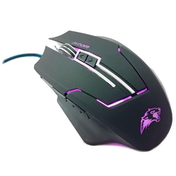 Imagem de Mouse Gamer Barato Com Led 7 Botões 3200 Dpi Cabo Revestido X7 Gaming Mouse