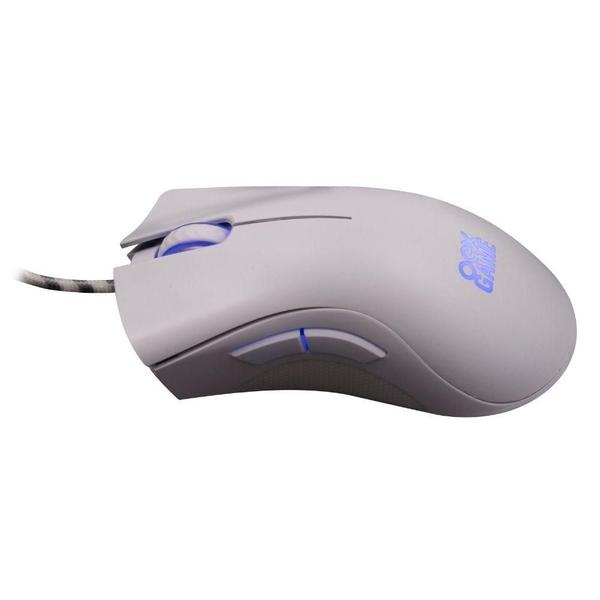 Imagem de Mouse Gamer Boreal 5 Botoes 7 Cores OEX Game Ms319 Branco