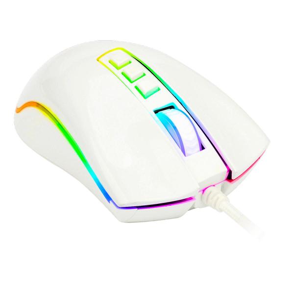 Imagem de Mouse gamer cobra rgb lunar white