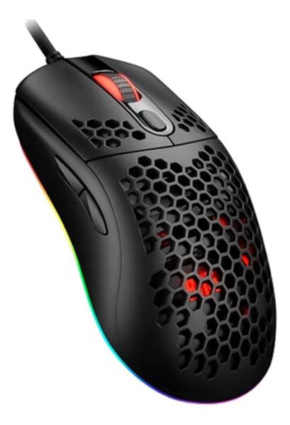 Imagem de Mouse Gamer Colmeia Led Tiger Chroma 7 Botões Rgb