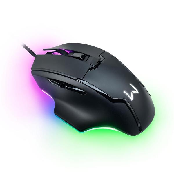 Imagem de Mouse Gamer Com Fio 6 botões Rainbow Gunter 6400DPI Warrior MO297