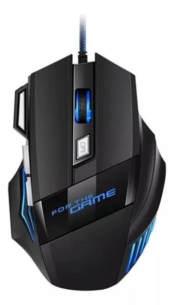 Imagem de Mouse Gamer Com Fio Usb Programável Rgb 4600dpi