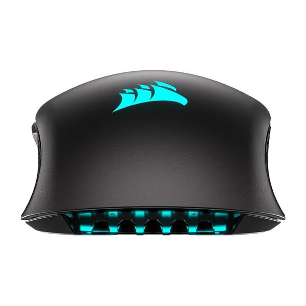 Imagem de Mouse Gamer Corsair Nightsabre RGB, 26000DPI, 15 Botões, Wireless, Preto - CH-931B011-NA