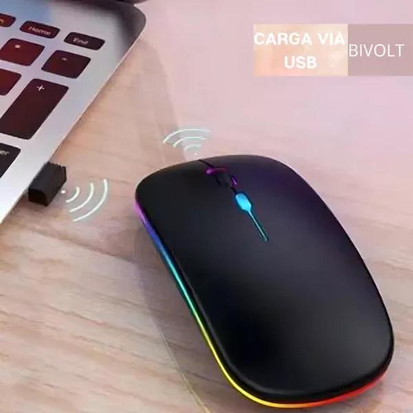 Imagem de Mouse Gamer Dpi Ledrgb Várias Cores Barato Usb Garantia 1 ano