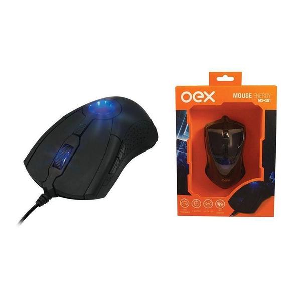 Imagem de Mouse gamer energy oex optico 6 botões usb 3200 dpi