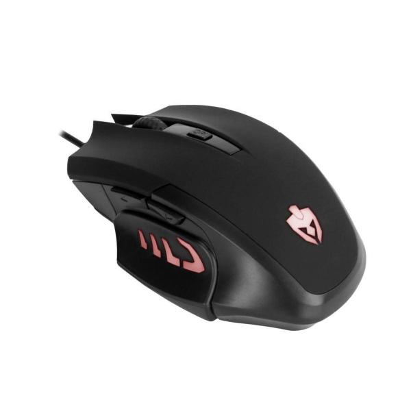 Imagem de Mouse Gamer Ergonômico Com Led 3200 Dpi Preto Usb LYNX