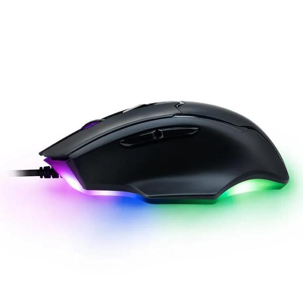 Imagem de Mouse Gamer Ergonômico Gunter Preto Warrior 6400 DPI MO297