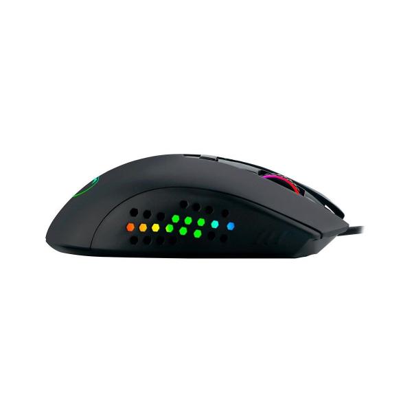 Imagem de Mouse Gamer Ergonômico Luz LED RGB 6 Botões Programáveis 4800DPI RGB Ajustável 10 Milhões de Cliks  