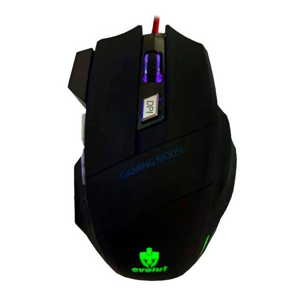 Imagem de Mouse Gamer Evolut Predator EG-103 RGB 2400 DPI 06 Botões