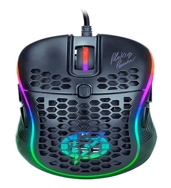 Mouse Gamer Flakes Power Air 7200DPI FLKM003 ELG - Mouse Gamer