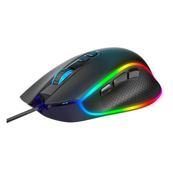 Imagem de Mouse Gamer Fortrek Cruiser New Edition, RGB, 12000 DPI, 7 Botões, Preto - 77245 