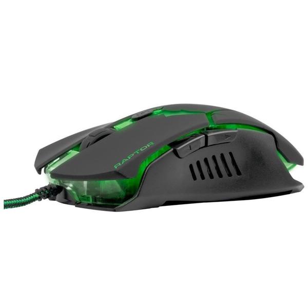 Imagem de Mouse Gamer Fortrek Raptor Series USB 6 Botões 3200DPI OM801 - 60839