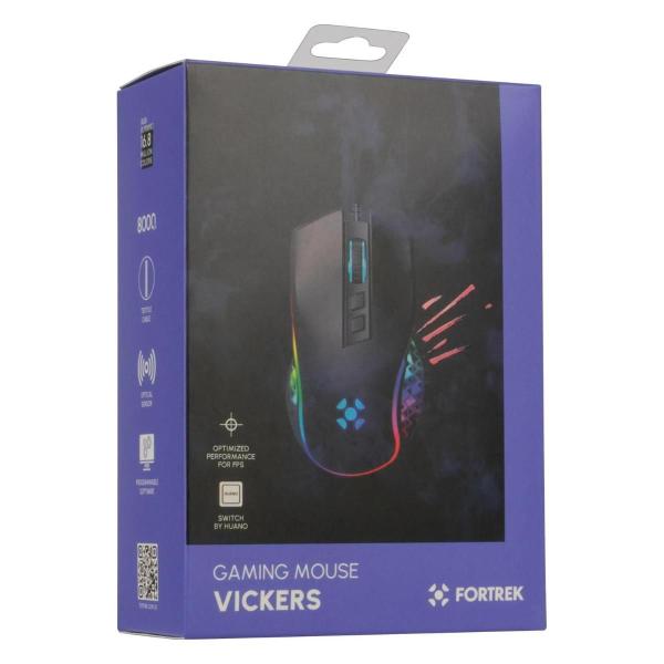 Imagem de Mouse Gamer Fortrek RGB Vickers Soft