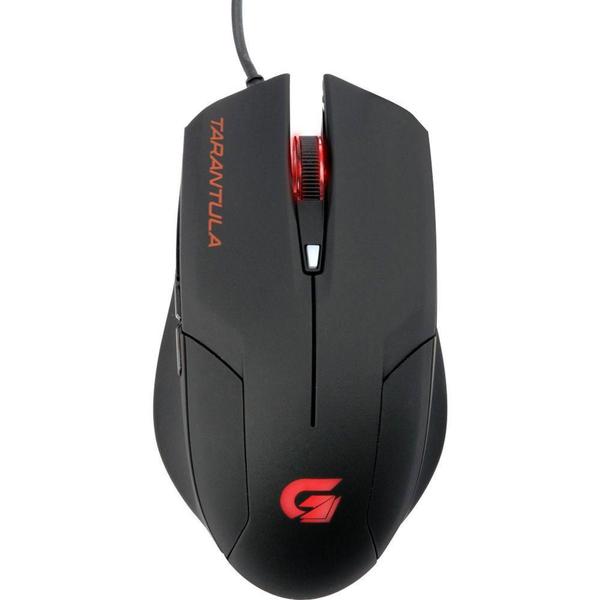 Imagem de Mouse Gamer Fortrek Spider Tarantula OM-702 Preto e Vermelho 2000 DPI