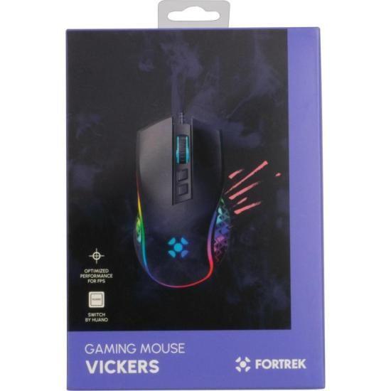 Imagem de Mouse Gamer Fortrek Vickers New Edition 8000 Dpi RGB Preto