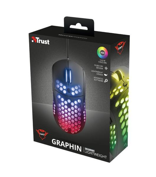 Imagem de Mouse Gamer Graphin 10000Dpi Rgb GXT 960 Preto T23758 - Trust