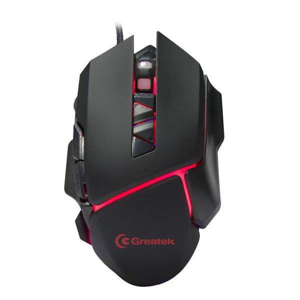 Imagem de Mouse Gamer Greatek Zeus Cronos 3200 Pdi - Rgb - 7 Botões