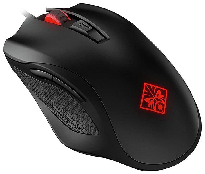 Mouse Gamer HP Omen 600 USB com Fio Preto Mouse Gamer
