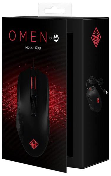 Mouse Gamer HP Omen 600 USB com Fio Preto Mouse Gamer