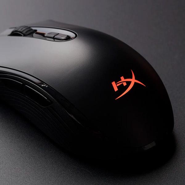 Imagem de Mouse Gamer HyperX Pulsefire Core RGB Com Fio Preto 6200 DPI 4P4F8AA