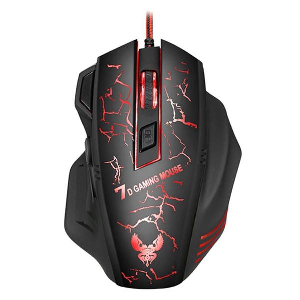 Imagem de Mouse Gamer Jogo Weibo X7 3200 Dpi A 1600 Dbi Profissional 