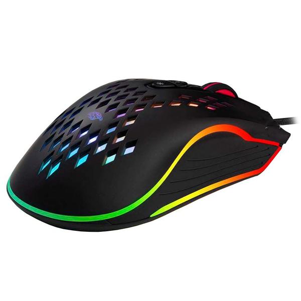 Imagem de Mouse gamer k-mex m370 led rgb 6400 dpi programavel